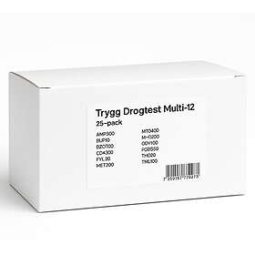 Trygg Multi Drugtest 12 olika droger 25-pack