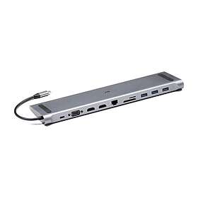 ISY Ido-1000 USB-C Multiport Dockningsstation med Power Delivery