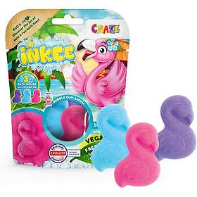 Craze INKEE Flamingo Badebomber til Børn 3x55 g