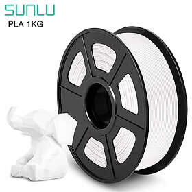 Sunlu PLA Filament Hvid 1.75mm 1kg