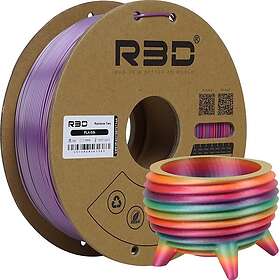 R3D PLA Silk Rainbow Two 1,75mm 1kg