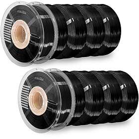 AzureFilm PETG SUPER PACK Svart 1.75mm 1kg
