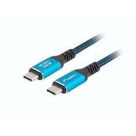 Lanberg USB-C - USB-C Kaapeli 240W 8K 60Hz - 0,5m