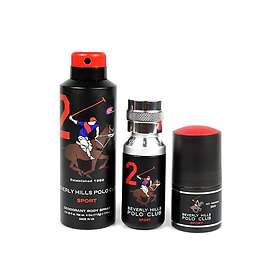 Beverly Hills Polo Club 1982 - Sport 2 Eau De Toilette Sæt til mænd (50ml, 175ml