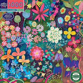 Eeboo Frön och blommor 1000 Bitar