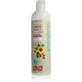 Greenatural Repair Shampoo kuiville ja vaurioituneille hiuksille sheavoilla 400m