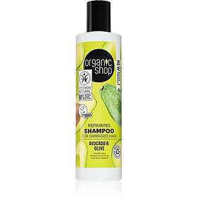 Organic Shop Avocado & Olive Repairing Schampo för Skadat Hår 280ml