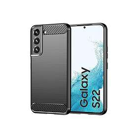 Insmat Bagcover Carbon And Steel Style til Samsung Galaxy S22