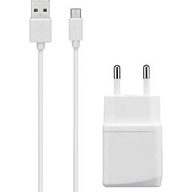 Sandstrøm 226634 2.1A Vegglader med 1.8m Micro USB-kabel