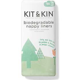 KIT & KIN Nappy Liners 100 pcs