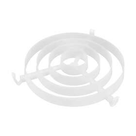 Ateljé Lyktan Bumling ringraster vit (Ø19 cm)