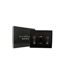 John Richmond Black Metal Eau De Parfum för män (100ml, Duschgel 50ml, Body Lotion 50ml) Gift Set