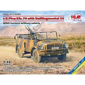 ICM 1/35 WWII German s.E.Pkw Kfz.70 with Zwillingssockel 36