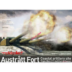 Modelcollect 1/72 Austrått Fort Costal Artillery Site Triple 28cm turret Caesar 