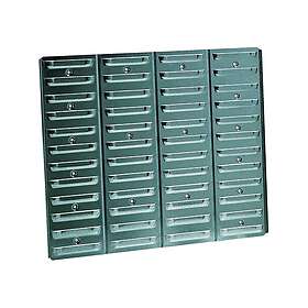 Raaco 5733439118330 Vægpanel til skraldespande med 48 rum