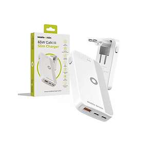 Mobile Origin GAN-65W-SLM-WHT Slim Oplader 65W
