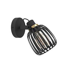 EGLO GIRONA SEINÄ-/KATTOVALAISIN E27 MUSTA/BM