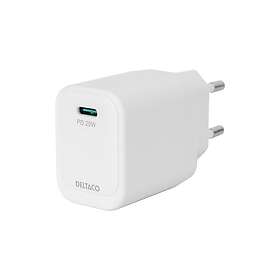 Deltaco USBC-AC158 Vegglader 25W