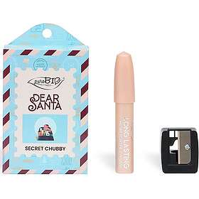 puroBIO Cosmetics Dear Santa Secret Chubby Highlighter Set för kvinnor (Highlighter, Sharpener)