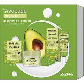 FlosLek Laboratorium Avocado Torr Hud Regeneration och Komfort Presentförpackning