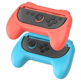 MTK 1 par Kompatibel med Nintendo Switch 2 Greb Skaller Rød+Blå