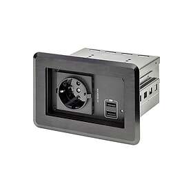 StarTech KITBZPOWEU Ladestasjon Hub 2x USB 2x Strøm