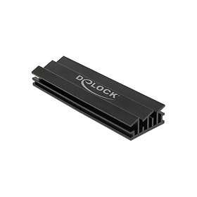 DeLock solid state drive heatsink Musta