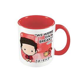 Friends Ross Chibi Tasse Intérieure Rouge
