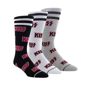 KiSS Assorterade Crew Socks 3-Pack
