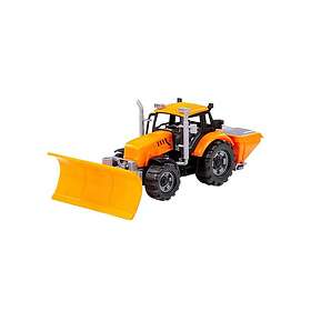 Cavallino Toys Traktor med snöplog Gul 1:32