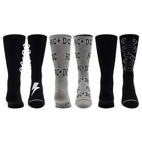 AC/DC Assorterade 3-Pack Strumpor