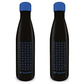 Sony PlayStation Symbol Pattern Metal Drinks Bottle