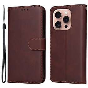 Skalo PU-läder Plånboksfodral med kortfack för iPhone 16 Pro