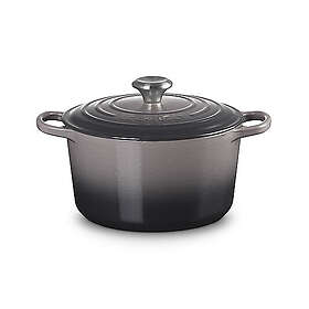 Le Creuset Rund Støpejernsgryte med Lokk 5l