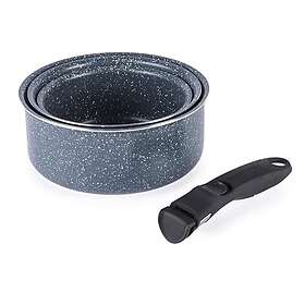 Russell Hobbs Smart Clip Nightfall Stone Saucepan Set 3 pcs