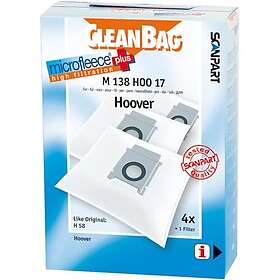 Cleanbag M 138 HOO 17 Dammsugarpåsar (4-pack)
