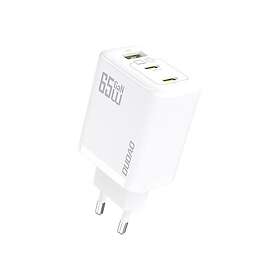 Dudao A29 65W GaN Seinälaturi 2 x USB-C + 1 x USB-A