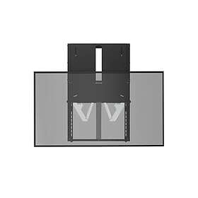 Deltaco ARM-0801 Manuaalinen korkeussäädettävä näytön seinäteline 90 kg 90"
