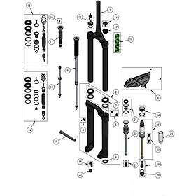 DVO Suspension Onyx 38 Ref 3 Gaffeltætningssæt