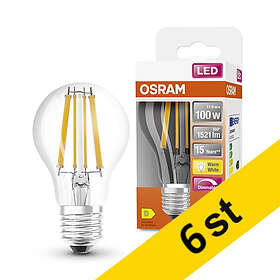 Osram LED E27 A60 2700K 1521lm 11W 6-pack