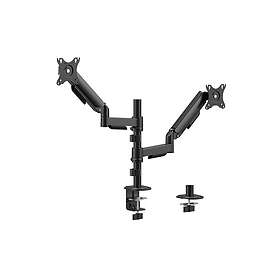 Gembird MA-DA2P-02 Justerbar skrivebordsmonteringsarm til 2 skærme 17"-32"