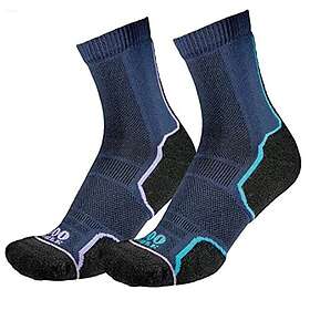 1000 Mile Trail Repreve Enkellager Besättning 2-Pack