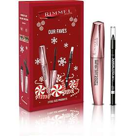 Rimmel London Our Faves Presentförpackning för kvinnor (Wonder'luxe Volume Mascara 11ml, Scandal'Eyes Khôl Kajal 1.3g)
