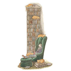 Pomegranate Communications Inc Noteringskort Bibliophile with Cats