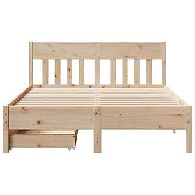vidaXL Bed Frame 3301881 135x190cm