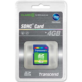 Transcend SDHC Class 6 4GB