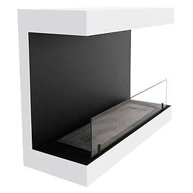 ScandiFlames Dakota Tre-sidig 80 cm Väggmonterad Bioetanolkamin