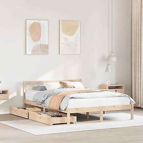 vidaXL Bed Frame 3301467 140x190cm