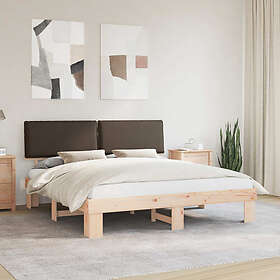 vidaXL Sängram 3398067 200x200cm