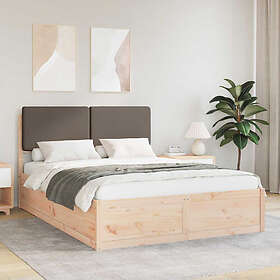 vidaXL Bed Frame 3398167 140x190cm